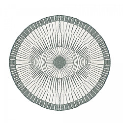 Acheter UnAmourDeTapis Un amour de tapis LYN2 B - Ø240 cm - Vert
