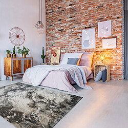 UnAmourDeTapis Un amour de tapis Delamer - 60x110 cm - Gris pas cher