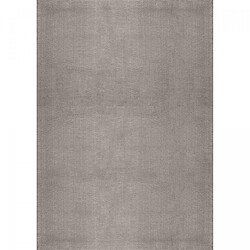 un amour de tapis Tapis salon 160x220 LYN10 LAVABLE Argent uni, tapis shaggy à longs poils