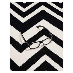 Avis UnAmourDeTapis Un amour de tapis Lyn1 Vagues - 60x110 cm - Noir