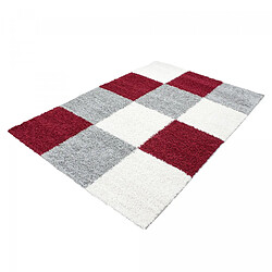 UnAmourDeTapis Un amour de tapis Carré A - 160x230 cm - Rouge pas cher