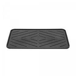 UnAmourDeTapis Paillasson 35x63 tissé TRAY noir