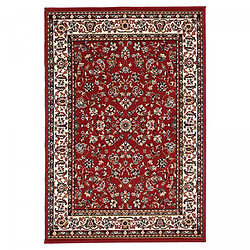 UnAmourDeTapis Tapis oriental 160x225 rectangle rouge tissé motif ancestral LYN1 NOMED
