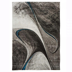 un amour de tapis tapis salle à manger 240x340 tissé noir rectangle motif géométrique LYN8 MADILA