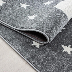 Avis UnAmourDeTapis Tapis enfant 80x150 tissé rose et gris motif animaux KID CHAT