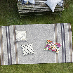 UnAmourDeTapis tapis de couloir 75x250 fait à la main beige et gris motif géométrique