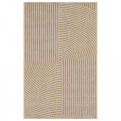 un amour de tapis tapis salon 120x160 tissé beige rectangle motif géométrique CEROTI