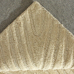 Acheter UnAmourDeTapis Tapis Salon 160 x 230 cm Beige, Laine chaleureuse, VYTA, motif abstrait en relief, design graphique