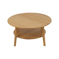 Mes Table basse ronde bambou - naturel