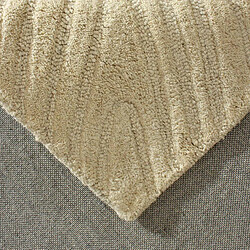 Avis UnAmourDeTapis Tapis Salon 160 x 230 cm Beige, Laine chaleureuse, VYTA, motif abstrait en relief, design graphique