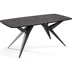 Wfl group table à manger Trax - marbre noir