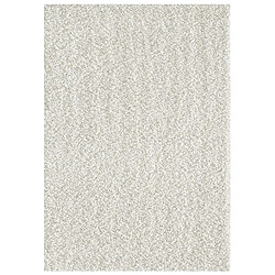 UnAmourDeTapis Tapis shaggy 80x150 rectangle tissé crème motif uni SG LOCA
