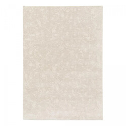 UnAmourDeTapis tapis grand salon 200x290 tissé beige rectangle motif uni VELURE 1