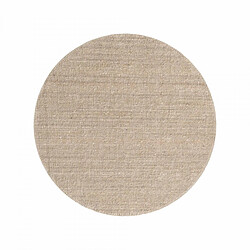 UnAmourDeTapis Tapis rond 200 x 200-cm beige, forme ronde élégante, composition jute tissée main, JUTE J