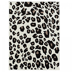 UnAmourDeTapis tapis salon 160x230 LYN1 LEOPARD Beige et marron motif félin tacheté