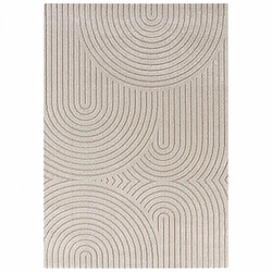 un amour de tapis Tapis rond 200x200 cm Rond Polyester Taupe PANGLAO
