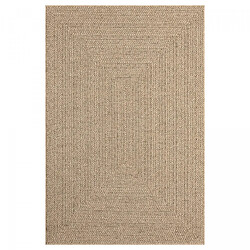 un amour de tapis Tapis extérieur intérieur 120x170 LYN13 REZY aspect jute ton sur ton
