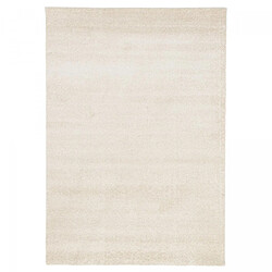 UnAmourDeTapis tapis grand salon 200x290 tissé crème rectangle motif uni ALEGRIA