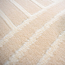 Avis UnAmourDeTapis tapis salon 120x170 tissé beige rectangle motif géométrique LYN49 ARCROL
