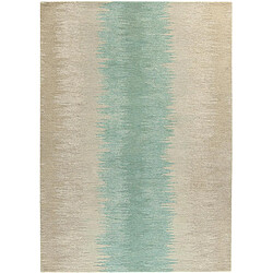 un amour de tapis tapis entrée 60x120 fait main en laine beige rectangle motif géométrique