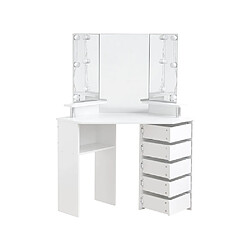 Home deluxe Coiffeuse Candice - Blanc