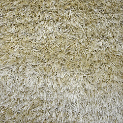Avis UnAmourDeTapis Tapis shaggy 120x180 rectangle fait main crème motif uni MALAIDROY