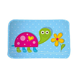 un amour de tapis Tapis enfant 130x180 rectangle tissé bleu DOUX TOU