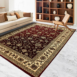 UnAmourDeTapis Tapis orient 240x340 rectangle rouge tissé motifs orientaux BISKO 1