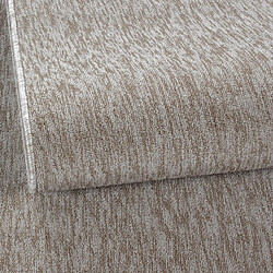 UnAmourDeTapis tapis cuisine 120x170 tissé beige rectangle motif uni SAKRDA pas cher