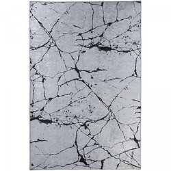 UnAmourDeTapis Tapis de cuisine 120x170 LYN11 MARB Gris, facile d'entretien