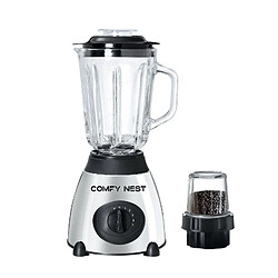 Blender mixeur en verre 2en1 fonction pulse 800W Comfy Nest CNBLG15P