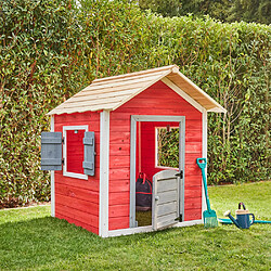 Home Deluxe - Maison de jeu LE PETIT CHÂTEAU - 106 x 111 cm rouge