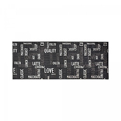 UnAmourDeTapis Tapis de cuisine 50x180 LYN11 CLAO Gris, facile d'entretien