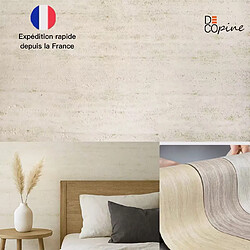 Decopine – Panneaux muraux souples effet Travertin Beige
