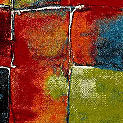 Avis UnAmourDeTapis tapis salon 200x290 tissé multicolore rectangle motif géométrique LYN8 BELO 2