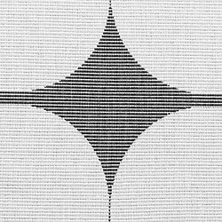 Acheter UnAmourDeTapis Tapis exterieur 160 x 160-cm, blanc, noir, forme ronde élégante, géométrique kilim, SVENTI