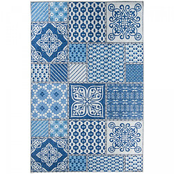 un amour de tapis Tapis de cuisine 80x120 LYN11 6MEN Bleu, facile d'entretien