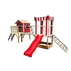 Home deluxe Aire de jeux avec toboggan - Rouge
