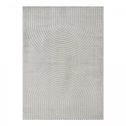 UnAmourDeTapis Tapis salon DEMILU 140x200 cm Gris - Tapis Cuisine doux et soyeux