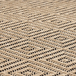Acheter UnAmourDeTapis Tapis extérieur intérieur 80x250 LYN13 REZY 3 aspect jute ton sur ton