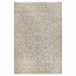 UnAmourDeTapis Tapis d'orient 200 x 290 cm, beige, écru, motif oriental kilim, AMBROISE, design chaleureux