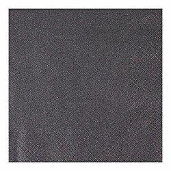 Paris Prix Lot de 20 Serviettes en Papier Cocktail 33x33cm Noir