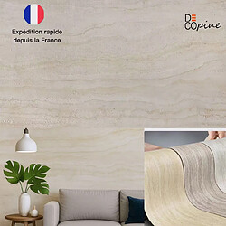 Decopine – Panneaux muraux souples effet Travertin Beige