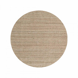UnAmourDeTapis Tapis rond 200 x 200-cm, forme ronde, jute authentique, motif uni, structure relief