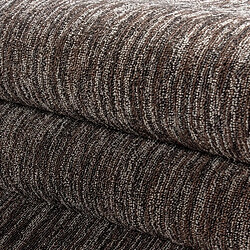 Avis UnAmourDeTapis tapis salle de réception 280x370 tissé marron rectangle motif uni SAKRDA