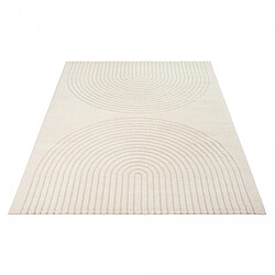 UnAmourDeTapis Un amour de tapis Demilu - 200x280 cm - Crème pas cher
