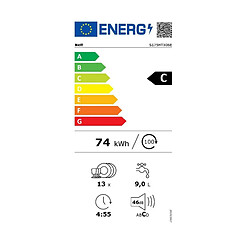 Lave-vaisselle 59.8cm 13 couverts 46db intégrable - S175HTX06E - N50 - NEFF