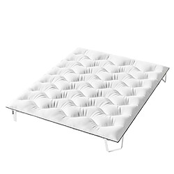 Sinlikon Surmatelas 90x190 cm - Épaisseur 4 cm - Surmatelas Moelleux en Microfibre - Matelas Topper convient aux Matelas 90x190 cm pour Adulte Enfant
