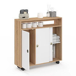 Acheter Idmarket ARMOIRE D'APPOINT TOMI BL/B