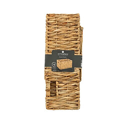 Atmosphera Panier Pliable en Jacinthe Maura 34cm Naturel